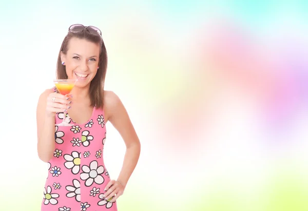 Portrait of a young happy woman — Stock Photo, Image