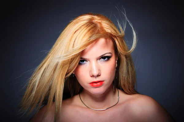 Portrait of a young blonde woman Royalty Free Stock Images