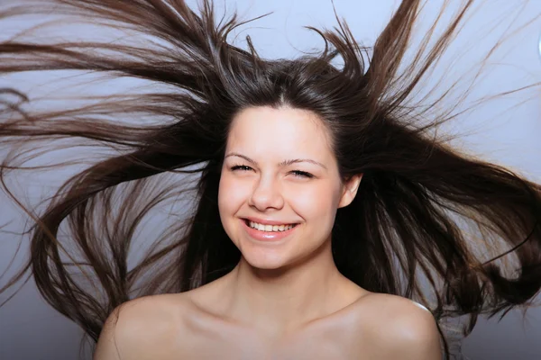 Porträt einer Glamour-Frau — Stockfoto