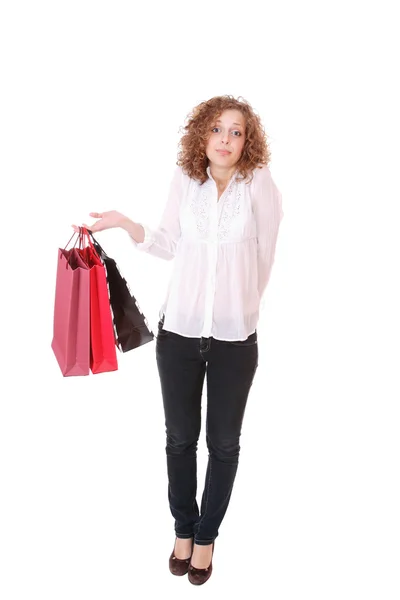 Compras mulher bonita — Fotografia de Stock