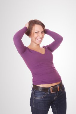 güzel genç seksi kadın