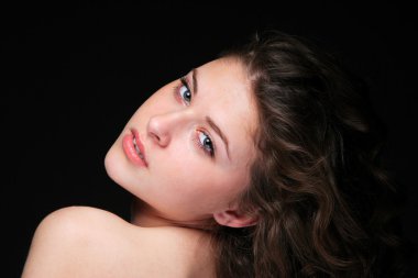 seksi kadın portresi