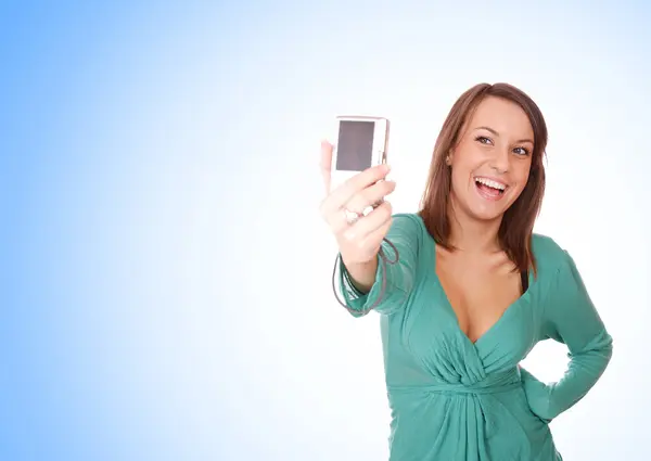 Woman talking a picture — Stock Photo, Image