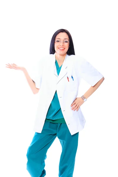 Medico femminile isolato — Foto Stock