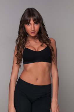 güzel sağlıklı fitness Kadın kılığında