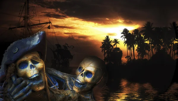 Pirate dans les Caraïbes — Photo