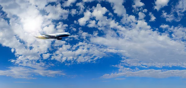 Passenger Airliner Aircraft in flight — Stock Photo, Image