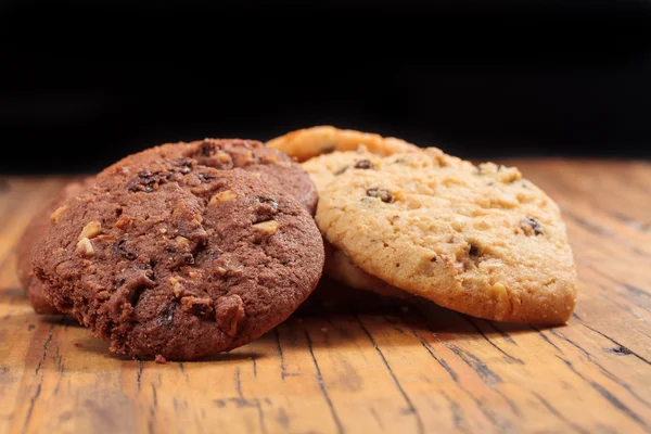 Biscuits au chocolat faits maison — Photo