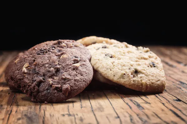 Biscuits au chocolat faits maison — Photo