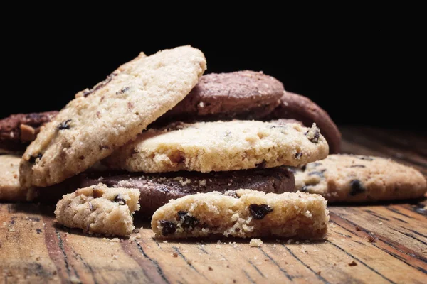 Domácí čokoládové sušenky — Stock fotografie