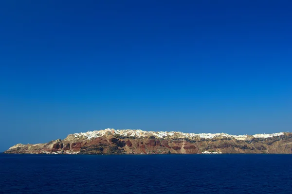 Vista su Oia a Santorini — Foto Stock