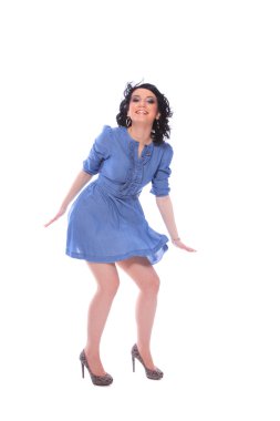 Genç güzel kadın.