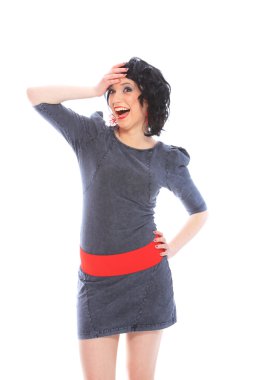 Genç güzel kadın.