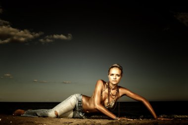 güzel genç seksi manken