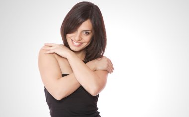 güzel ve seksi kadın önden görünümü