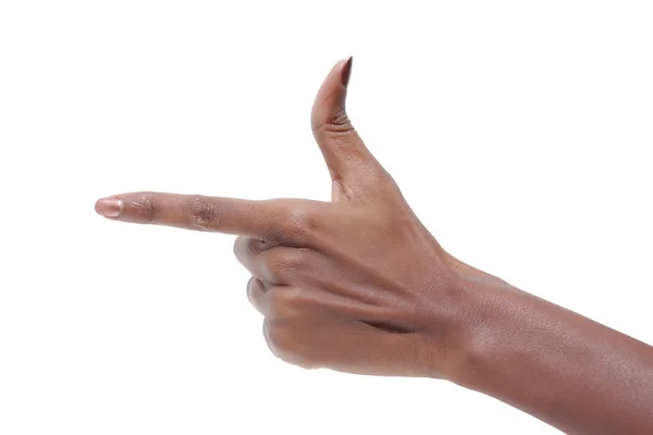 Afrikanische amerikanische elegante weibliche Hand — Stockfoto