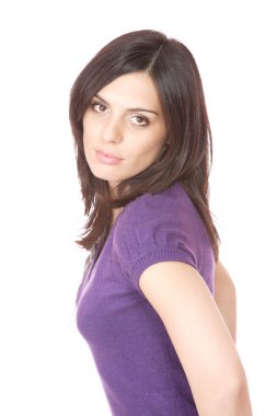Seksi kadın portresi