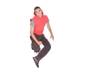 Beyazda izole edilmiş adam