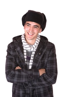 Rus şapkalı adam
