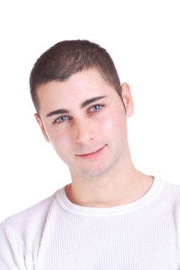 mutlu genç casual adam portresi