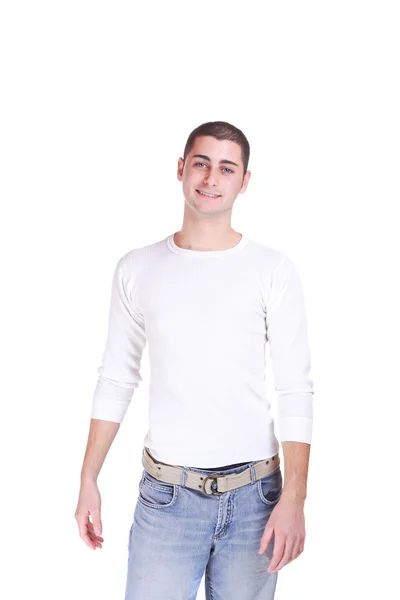 Happy young casual man portrait — Stock Photo, Image