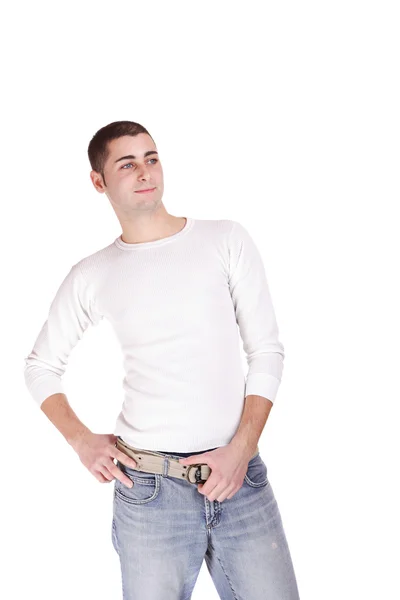 Portrait of a casual young man — Stock Photo, Image