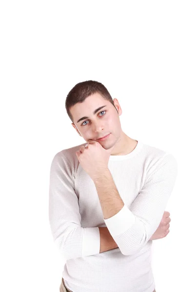 Portrait of a casual young man — Stock Photo, Image