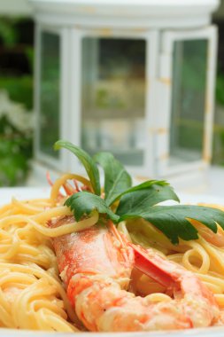 restoranda taze makarna