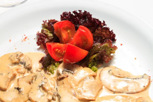 Funghi alla crema — Foto Stock