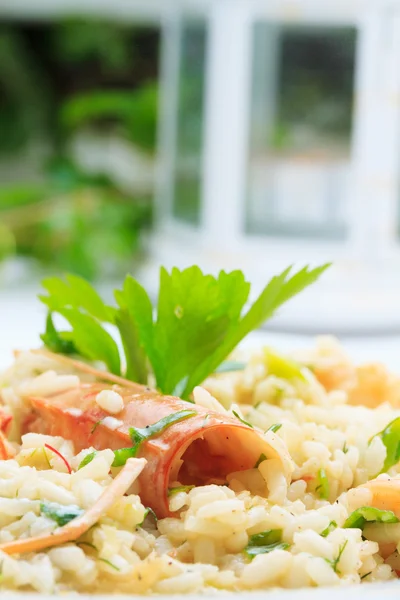 Risotto en el restaurante —  Fotos de Stock