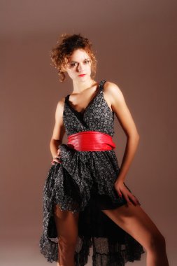 genç bir kız moda stil fotoğraf