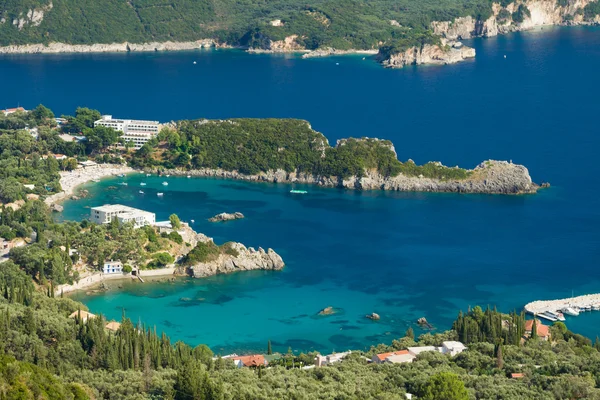 Paleokastritsa bay, Corfu — Stock Photo, Image