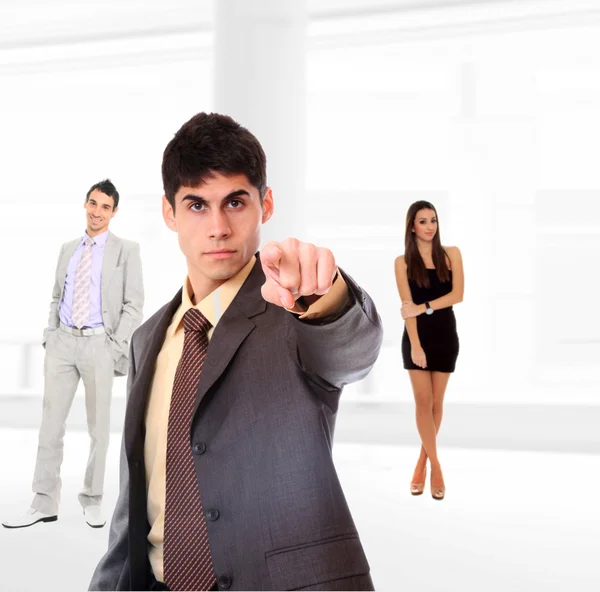 Tres personas Equipo de negocios — Foto de Stock