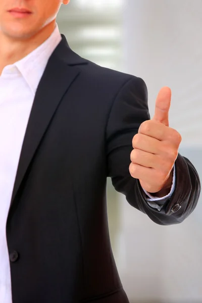 Business man thumb up — Stock Photo, Image