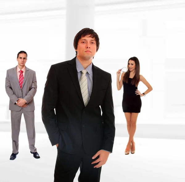 Three people Business team — Stock Photo, Image