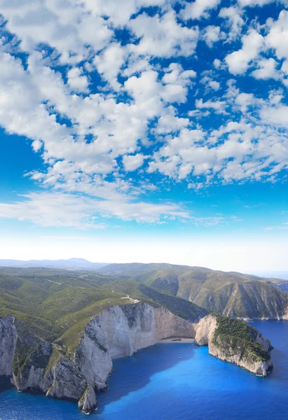 Luchtfoto op zakynthos — Stockfoto