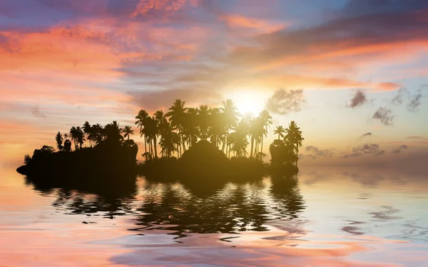 Όμορφη ανατολή του ηλίου σε rawai Πουκέτ — Φωτογραφία Αρχείου