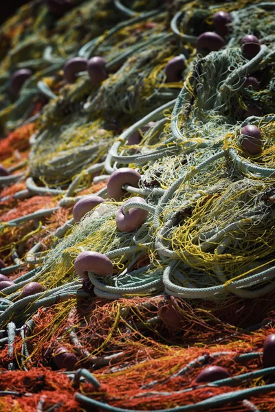 Fishing net. Marine background. — Stock Photo, Image