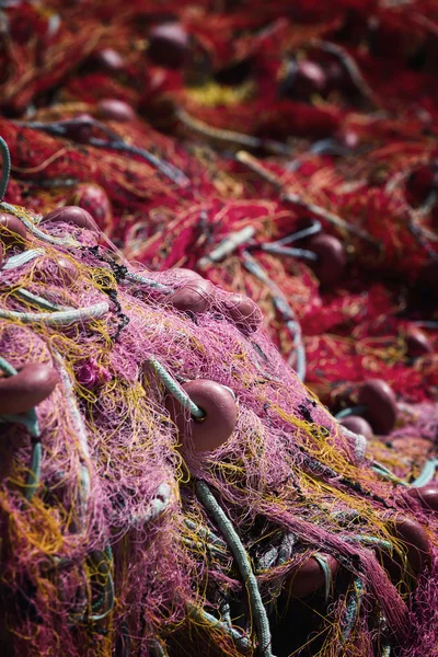 Red de pesca. Fondo marino . — Foto de Stock