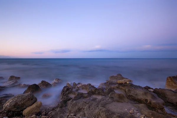 Spiaggia di Tsilivi con una velocità di chiusura molto lenta — Foto Stock