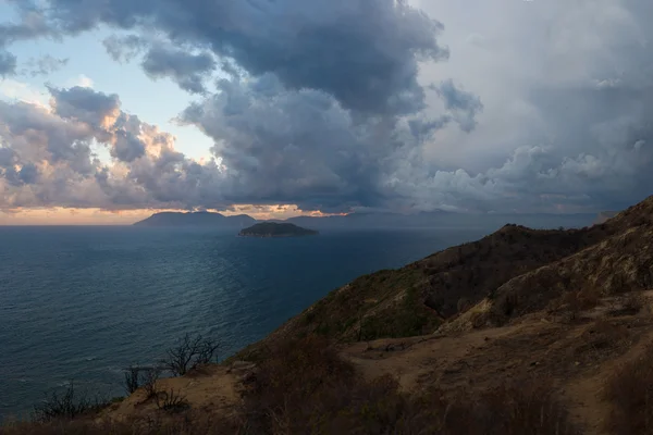 Vista de la isla de Zakynthos desde Gerakas — Foto de Stock