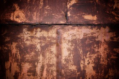 oksitlenmiş metal yüzey soyut bir doku yapma