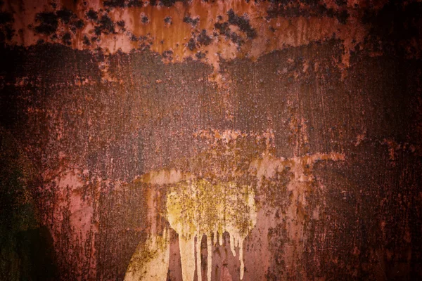 Superfície metálica oxidada fazendo uma textura abstrata — Fotografia de Stock