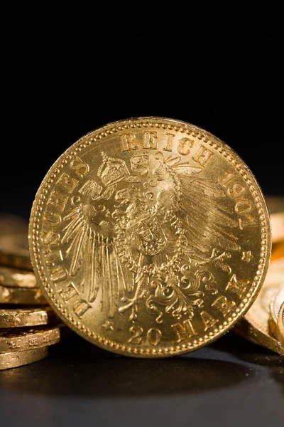 Veinte monedas Deutsch Mark — Foto de Stock