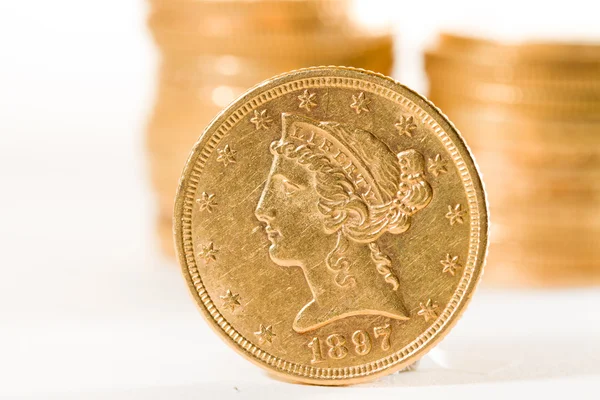 Georges V monedas — Foto de Stock