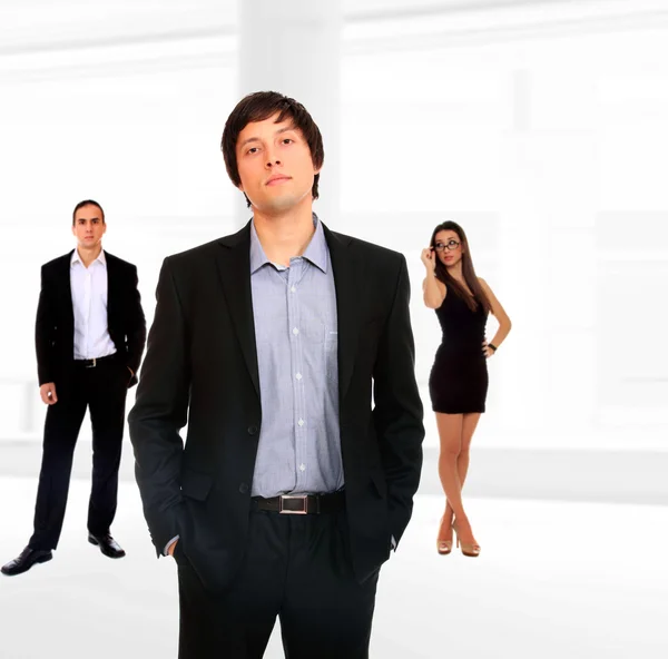 Three people Business team — Stock Photo, Image