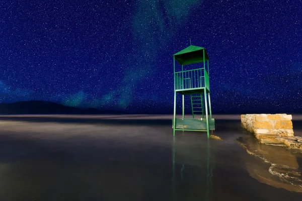 Wachturm am Strand der Lagunen in Zakynthos — Stockfoto