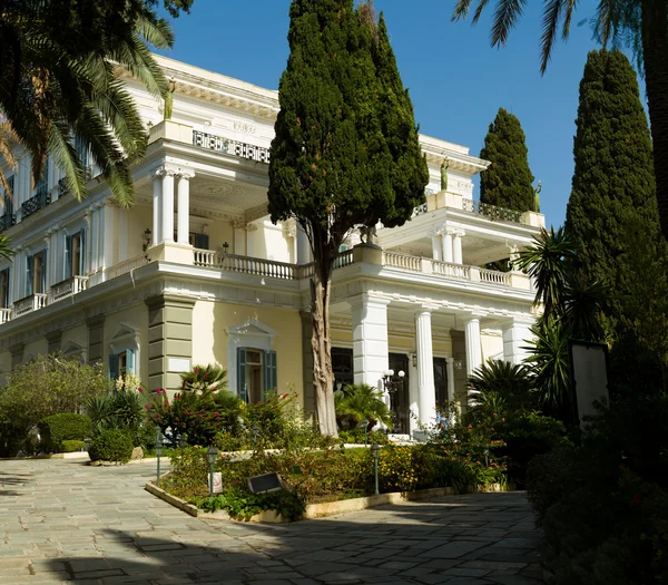 Palác Achillion palace, Korfu, Řecko — Stock fotografie