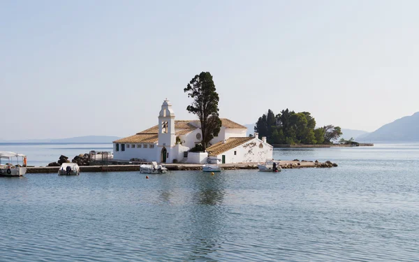 Sahne vlacherna Manastırı, Vigla, Korfu — Stok fotoğraf
