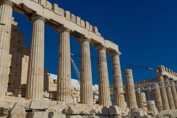 Parthenon templom Akropoliszban, Athén, Görögország — Stock Fotó